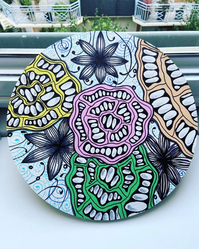 Zendala XXL aux marqueurs posca