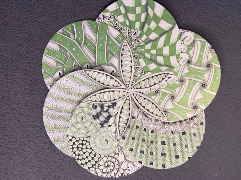 Assemblage final de 6 Zendala – Project Pack n°9