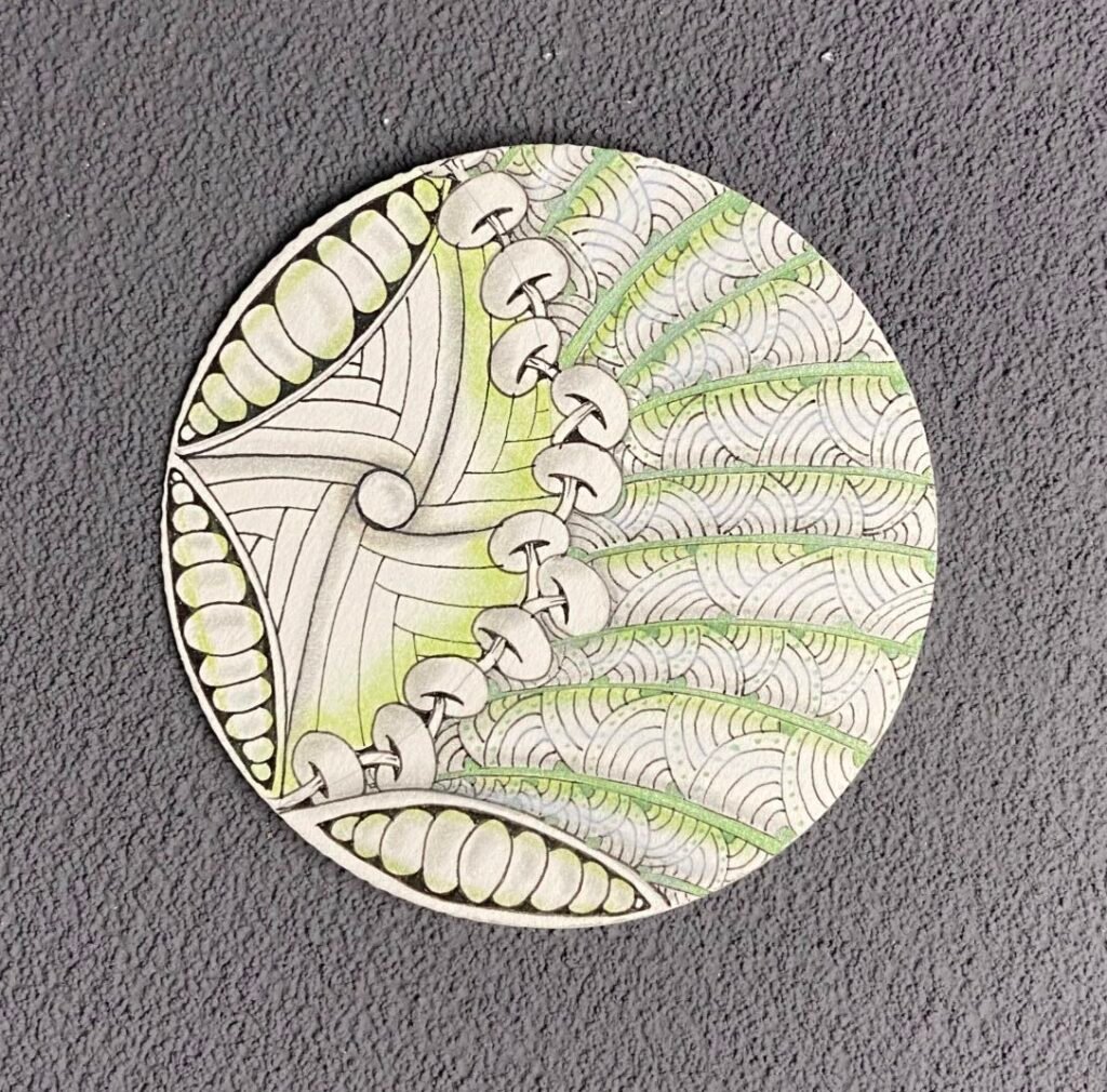 Zendala avec motifs poke root et shattuck – Project Pack n°9