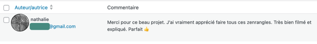 Avis en ligne de Nathalie sur les ateliers guidance créative