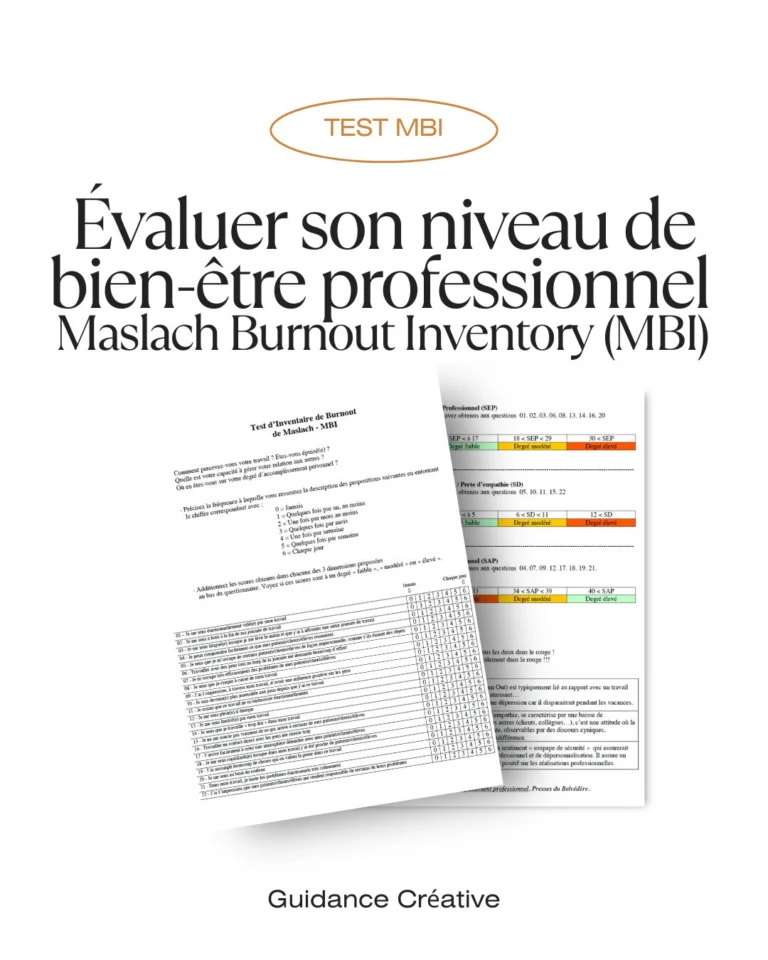 Suis-je en burn-out ? — Test de Maslach (MBI)