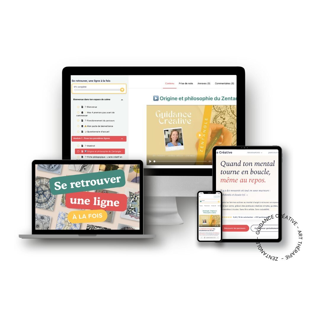 Aperçu de la plateforme Se retrouver, une ligne à la fois sur ordinateur, tablette et mobile