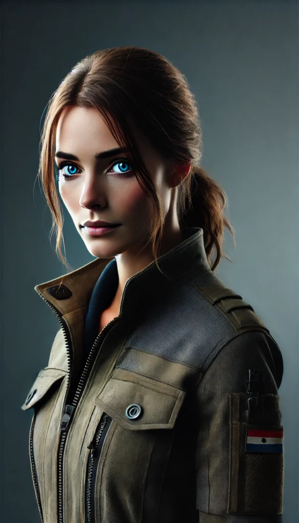 Portrait symbolique d’une femme incarnant la Sentinelle Intérieure, figure de l’hypervigilance, de la tension permanente et de la difficulté à relâcher