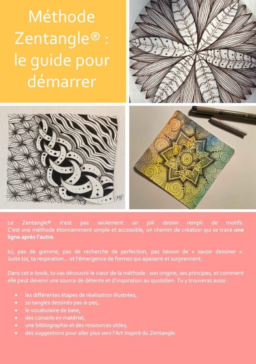Ebook — Comment dessiner avec la méthode Zentangle®