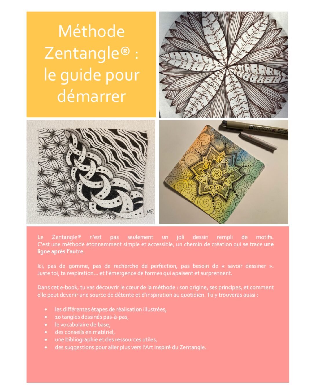 Ebook — Comment dessiner avec la méthode Zentangle®