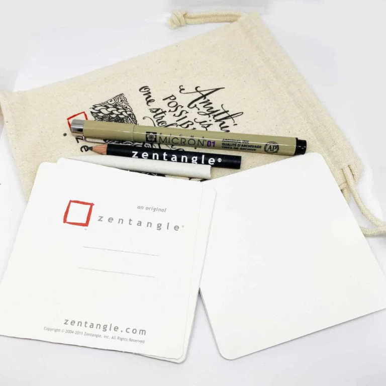 Zentangle : le guide complet des formats de tuiles